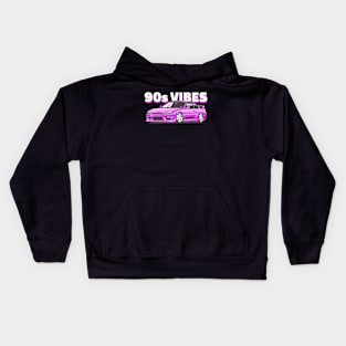 90s car vibe Kids Hoodie